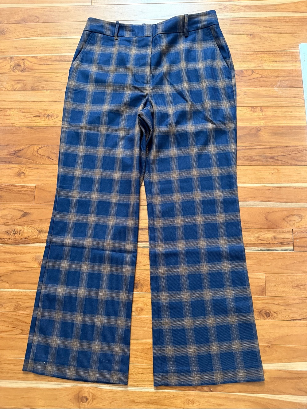 Worthington Blue and Brown Plaid Dress Pants